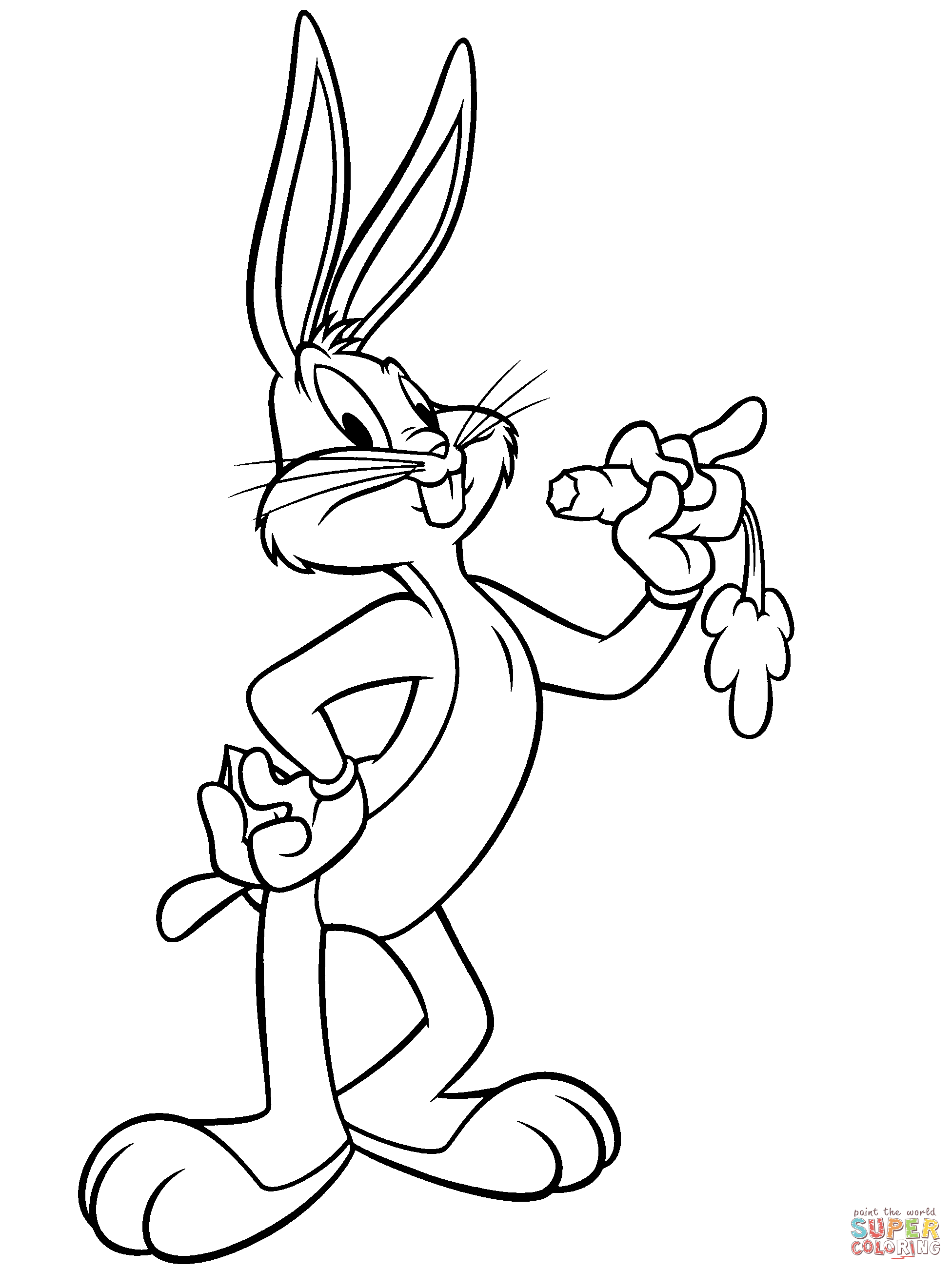 Bugs Bunny coloring pages | Free Coloring Pages