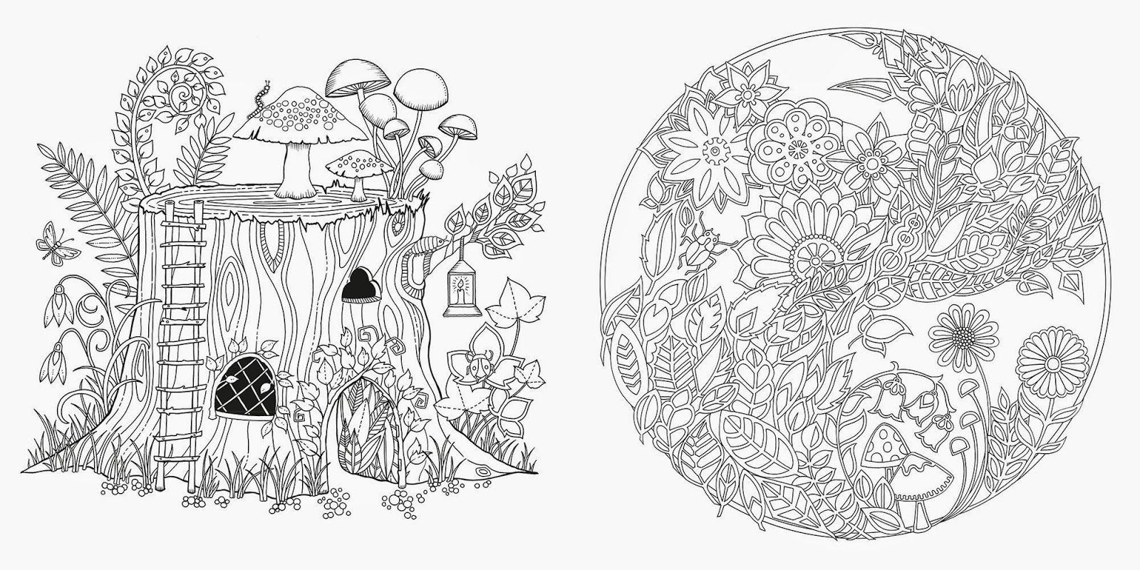  Enchanted Forest Coloring Pages - Secret Garden