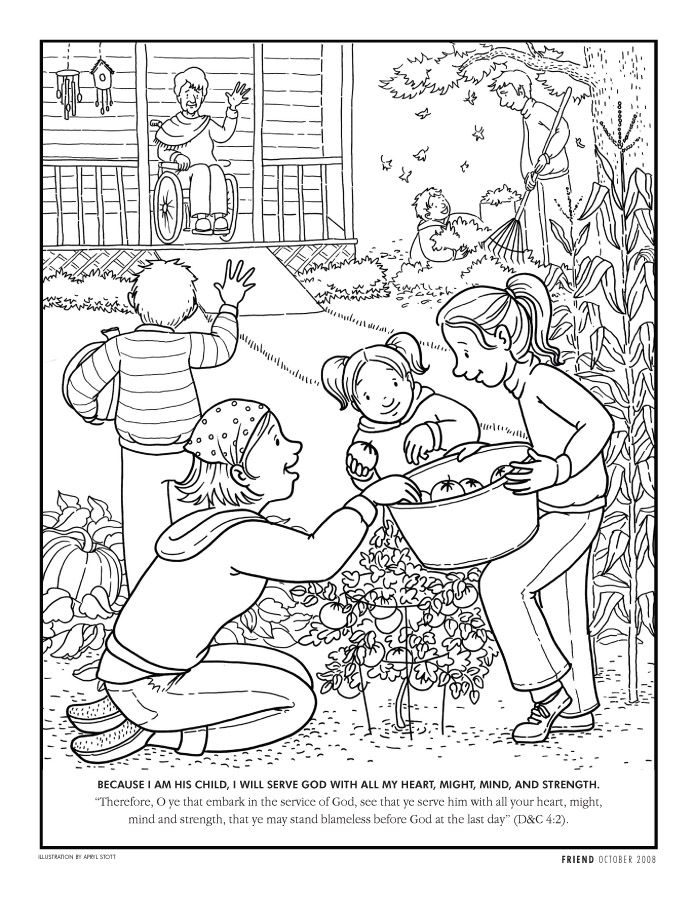 LDS Coloring Pages |