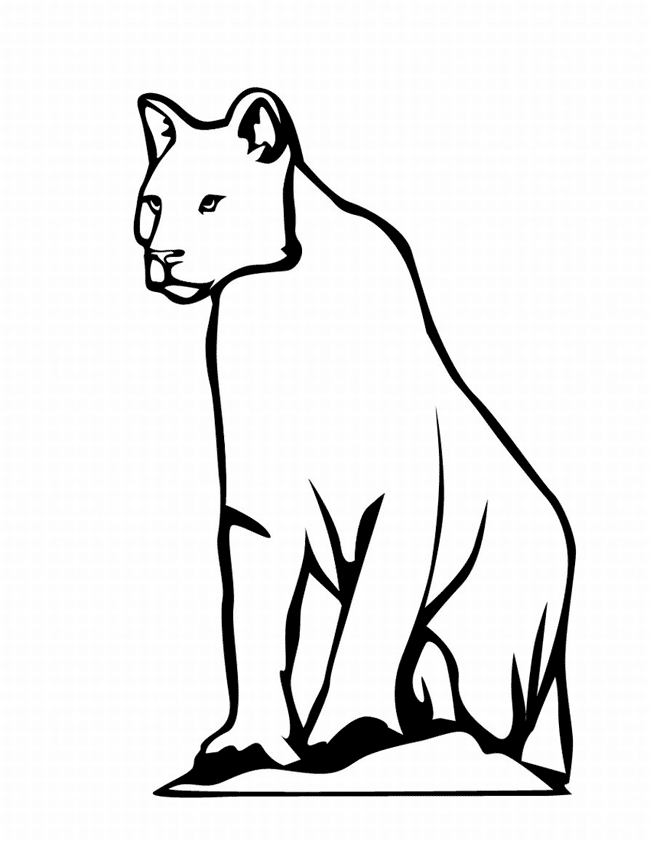 Snow Leopard coloring page - Animals Town - animals color sheet