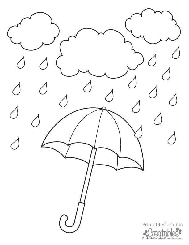 Free Rainy Day Coloring Pages Free, Download Free Rainy Day Coloring