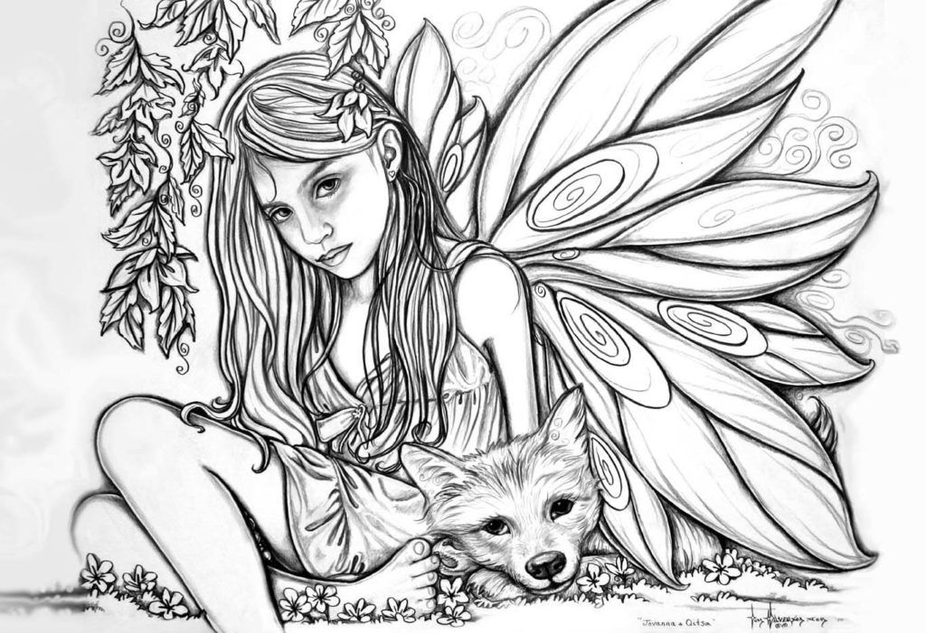 Coloring Pages: Free Coloring Pages Of Adult Gothic Fairy Free