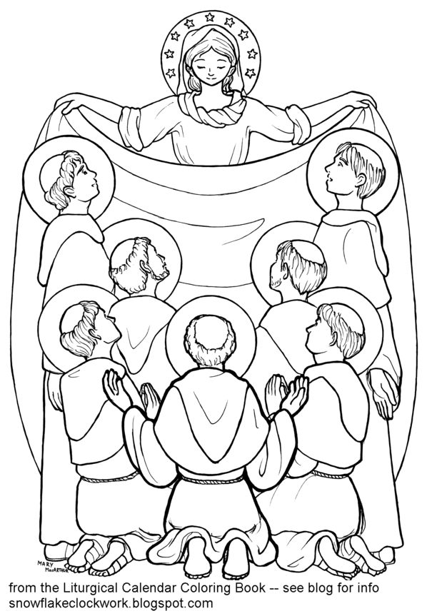 All Saints Day Coloring Pages