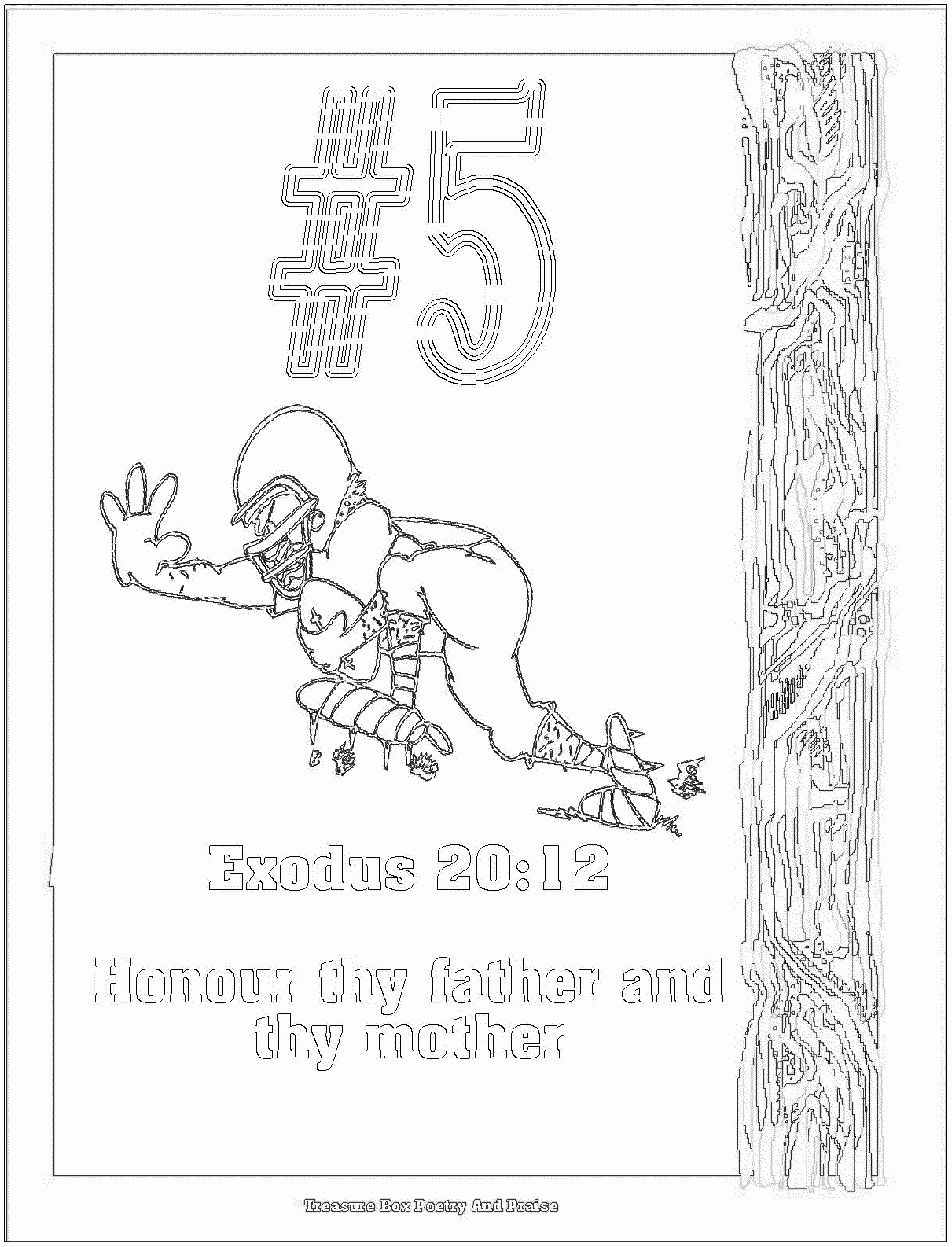 Proficiency Free Coloring Pages Of Moses Ten Commandments 