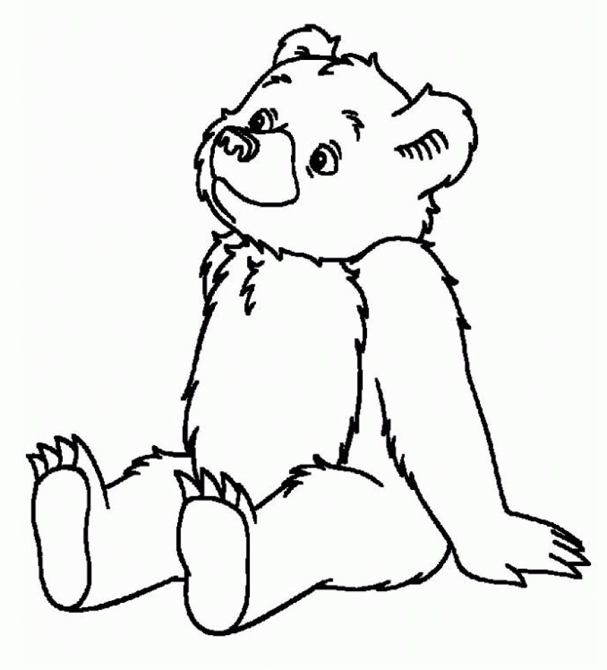 Free Coloring Pages Teddy Bear Download Free Coloring Pages Teddy Bear