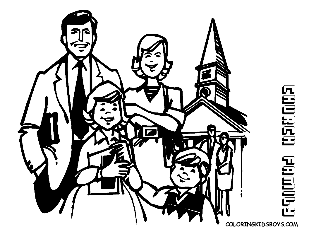 Bible Family Coloring Pages Printable | Coloring Pages For All Ages