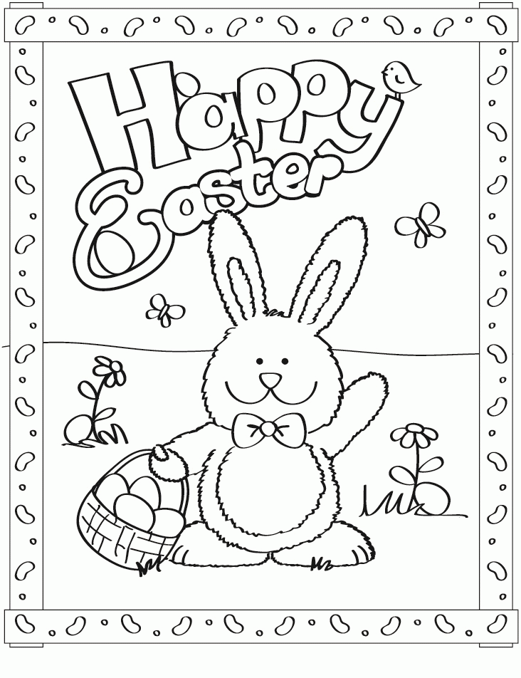 Free Coloring Pictures Easter | Coloring