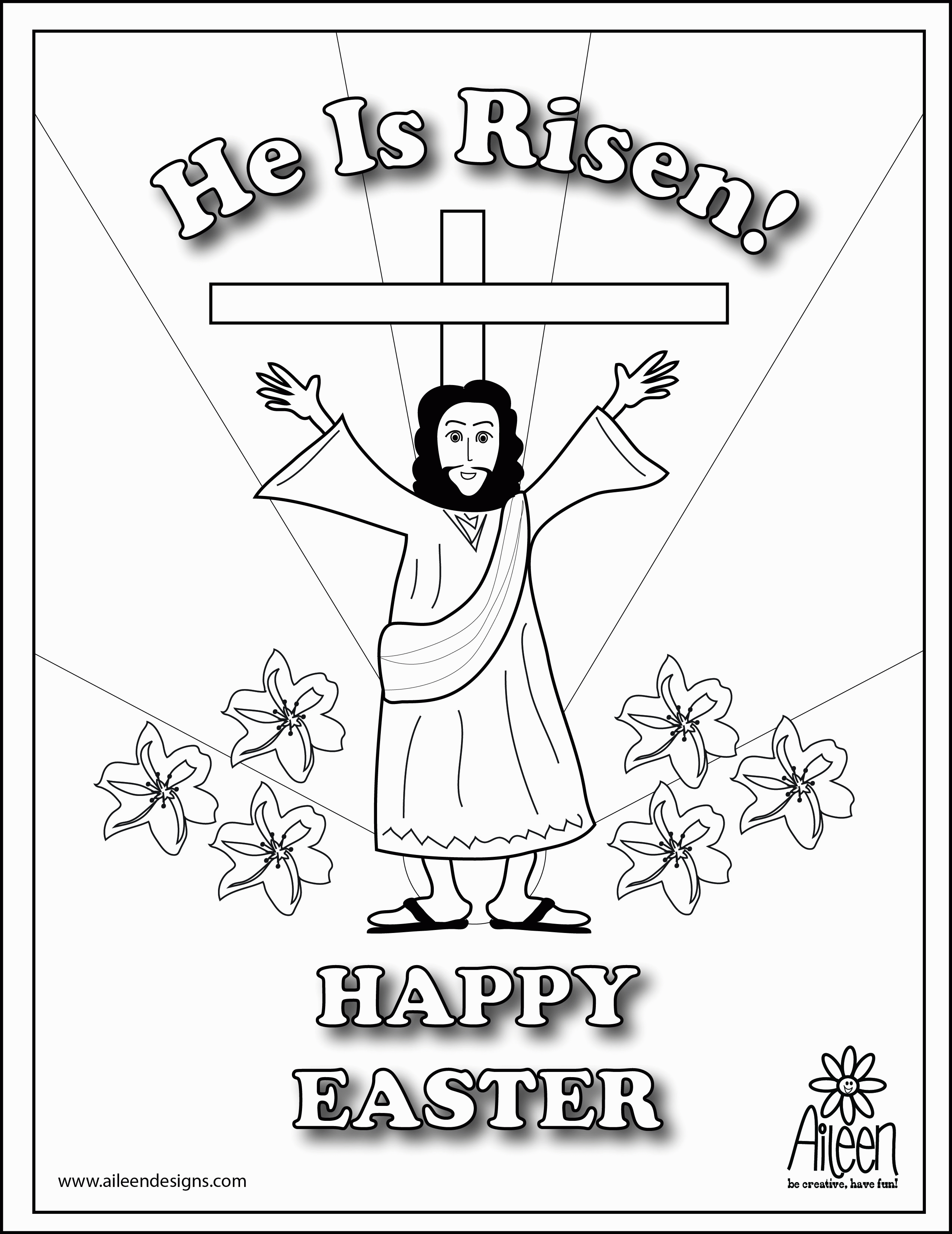 easter jesus coloring pages Clip Art Library
