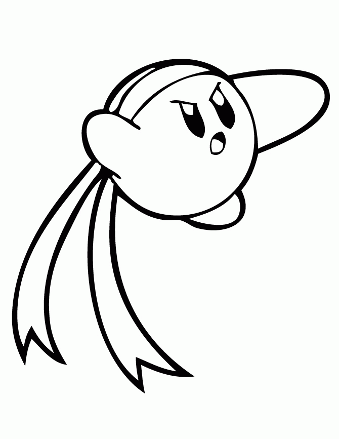Free Kirby Coloring Pages Meta Knight, Download Free Kirby Coloring