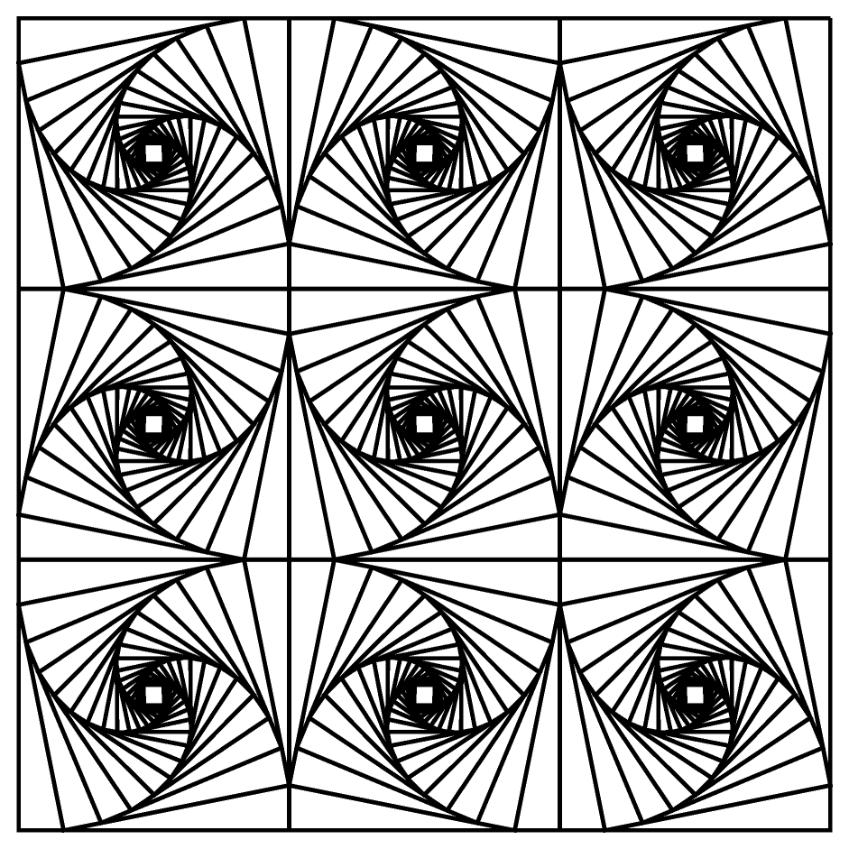 printable coloring optical illusions free printable Clip Art Library
