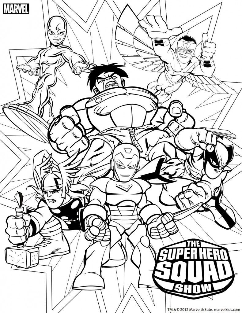  Super Hero Squad Iron Fist Coloring Page - Super Hero
