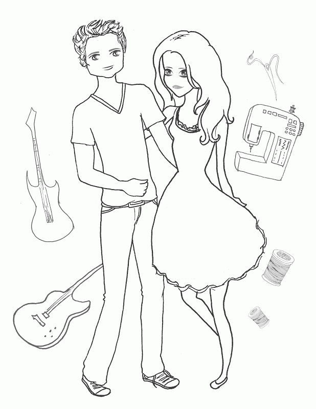Cute For Your Boyfriend | Coloring Pages for Kids and for Adults