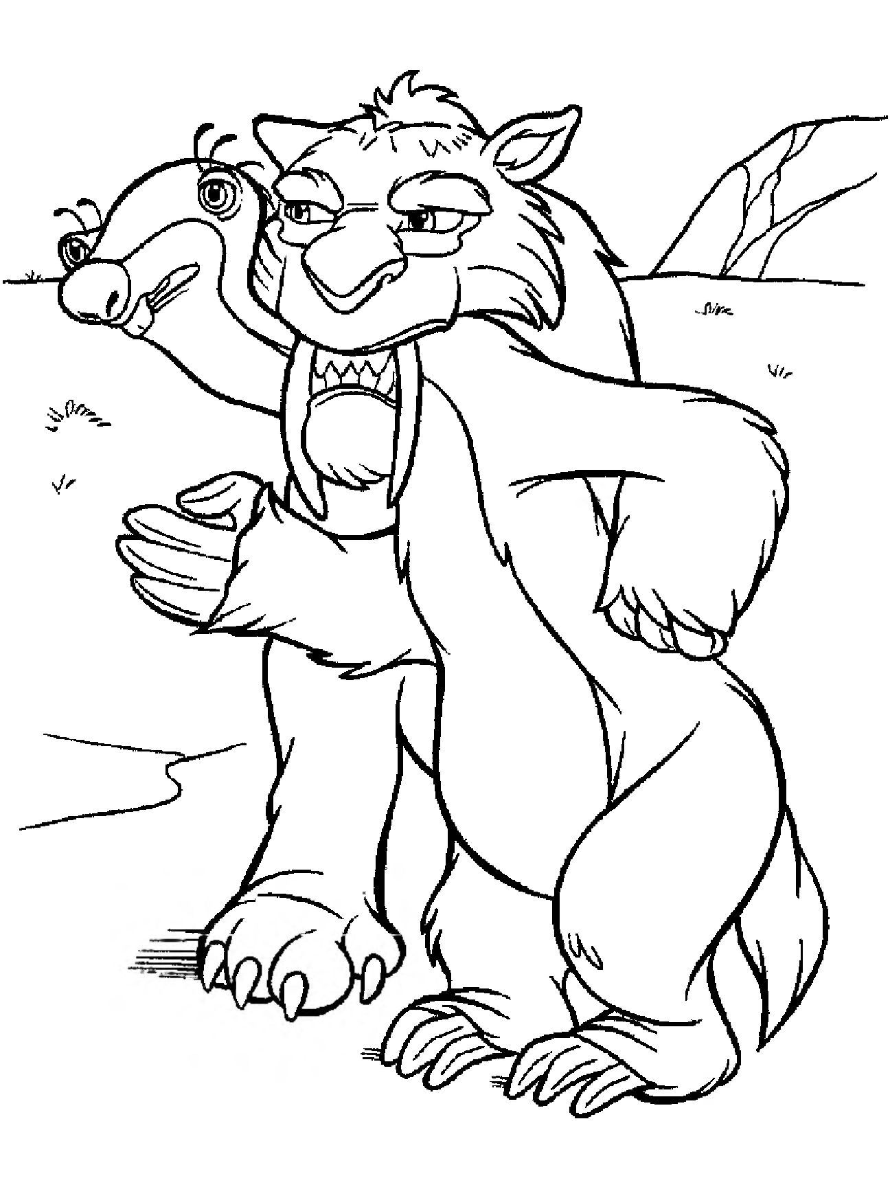 ice age 20 coloring pages   Clip Art Library