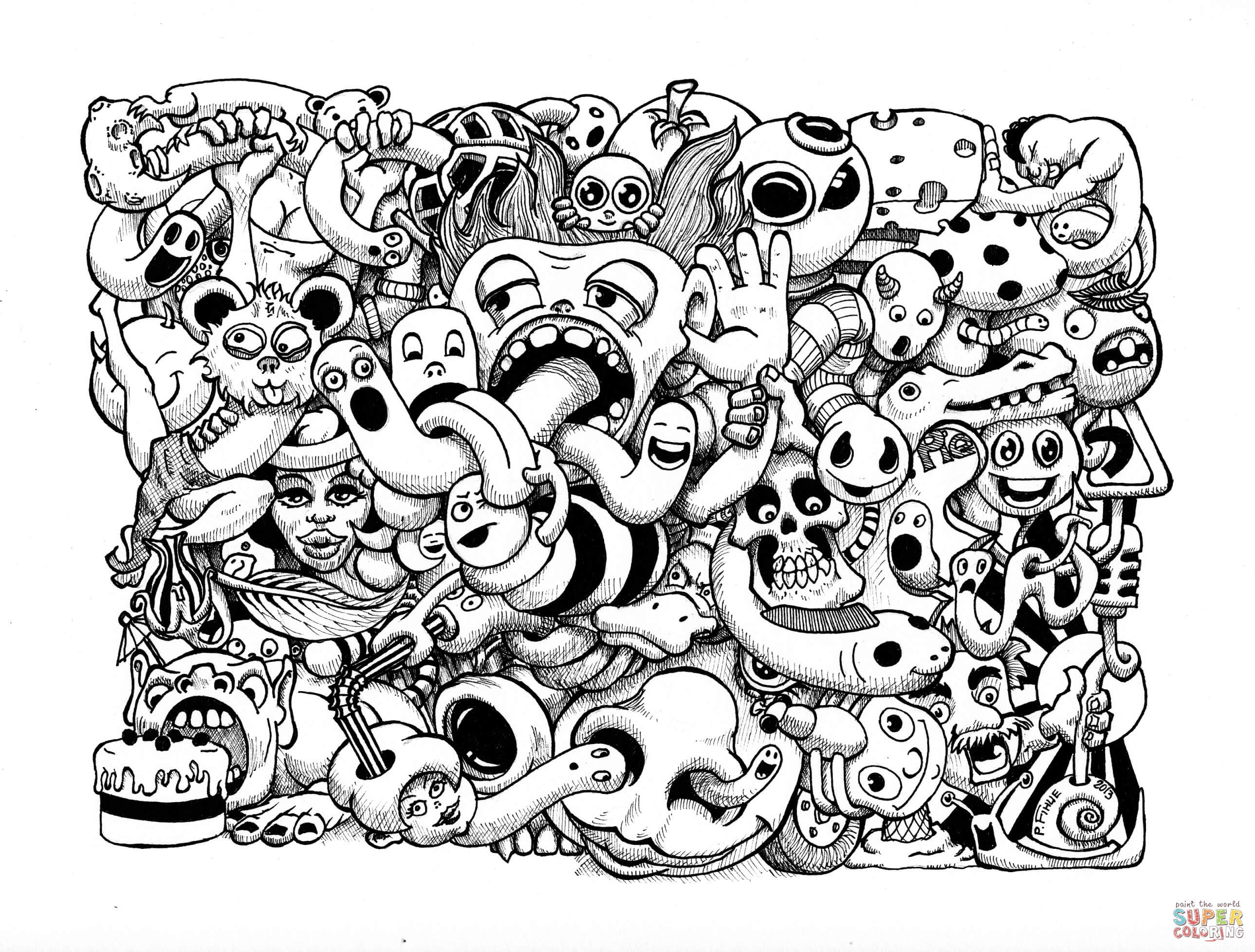 Free Free Doodle Art Coloring Pages Download Free Free Doodle Art 