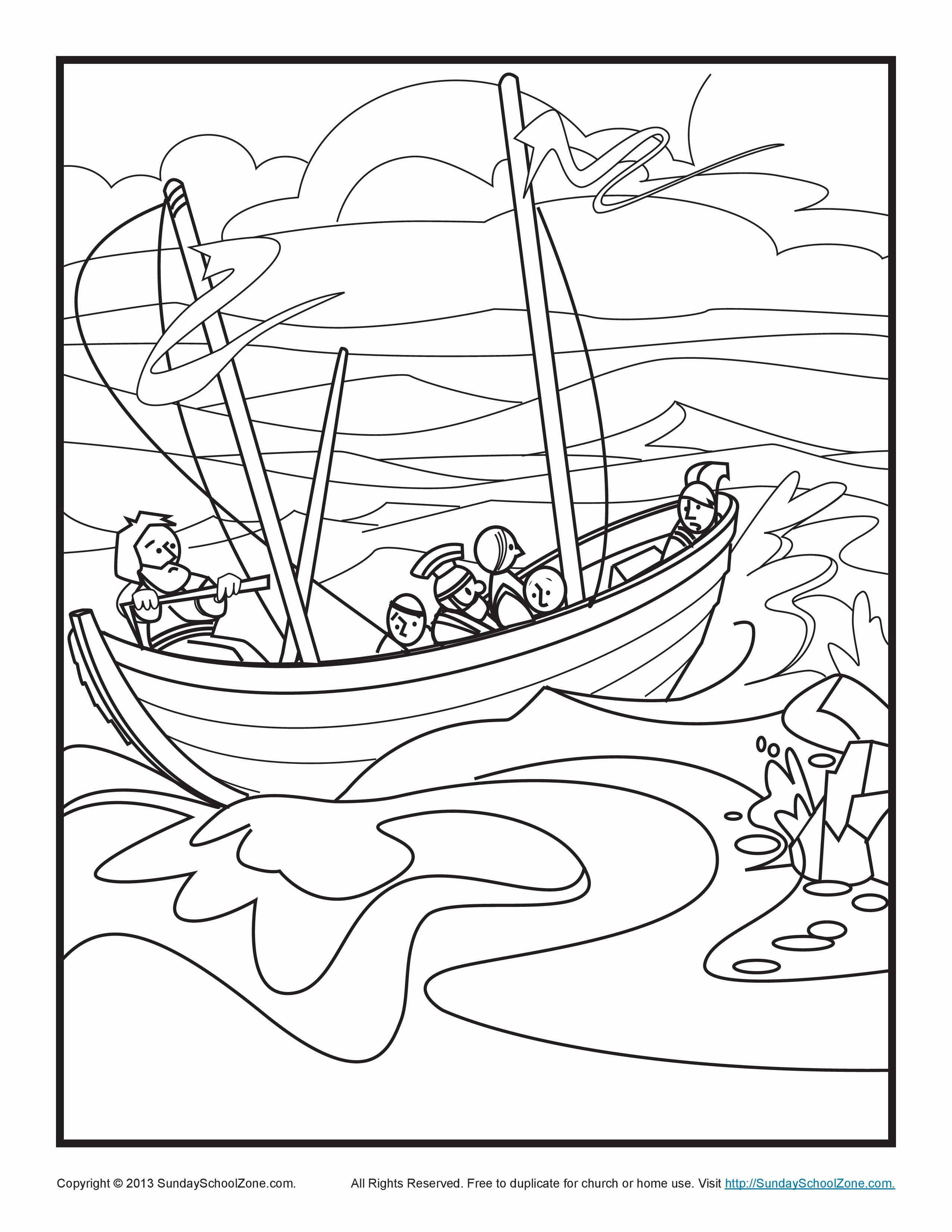 Storm Coloring Pages 