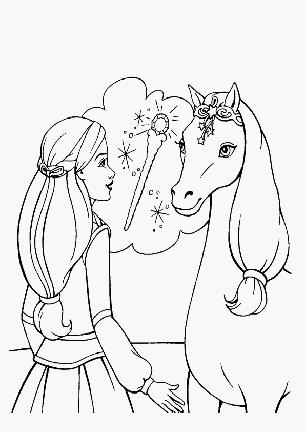 Coloring Pages: Barbie | Free Printable Coloring Pages