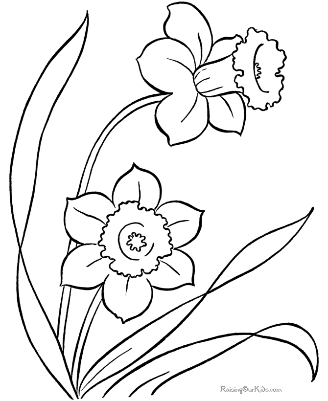 Garden Pictures For Kids To Color | Best | Pictures |