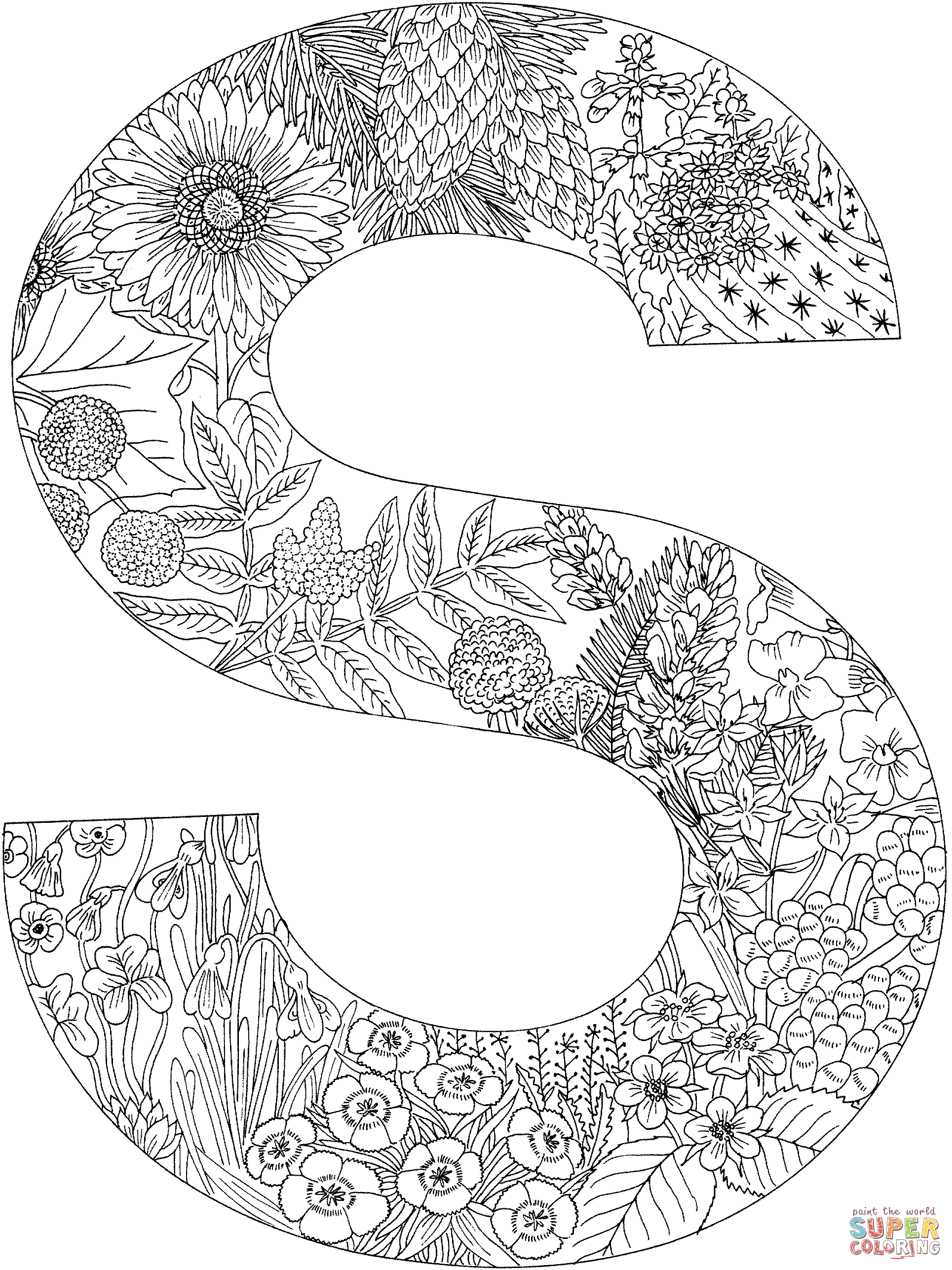 Coloring Pages Letters