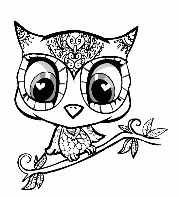 Preschoolers Cute Animal Coloring Pages For Girls Az Coloring