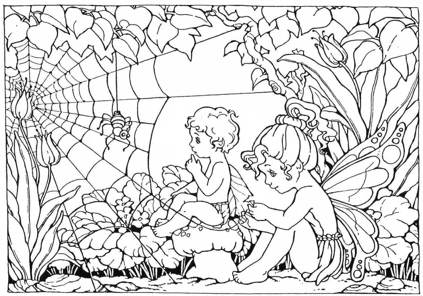 free printable fairy colouring pages   Clip Art Library