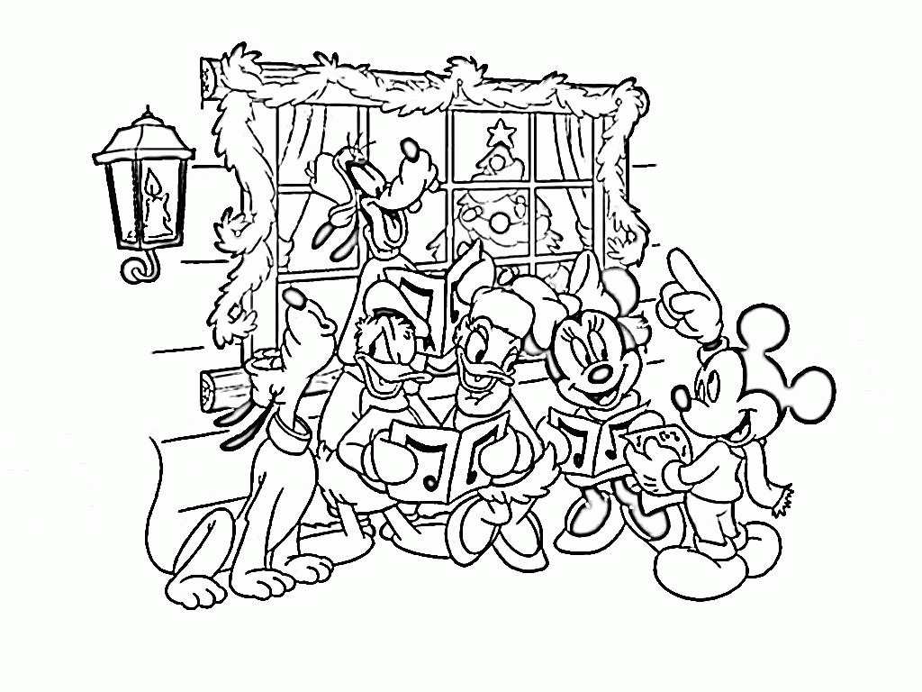 disney christmas coloring pages printables   Clip Art Library