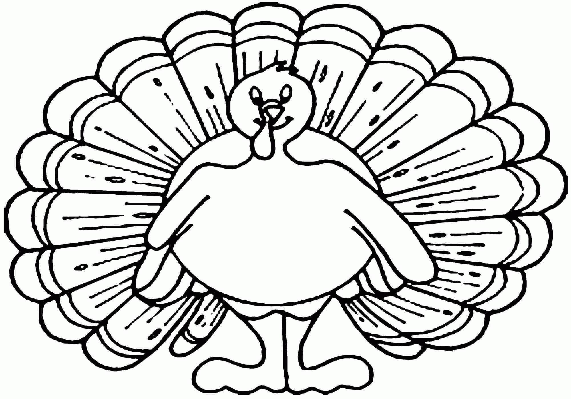 Free Printable Turkey Coloring Pages