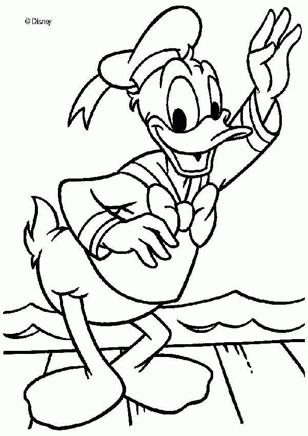 Donald Duck | Coloring Pages for Kids and for Adults