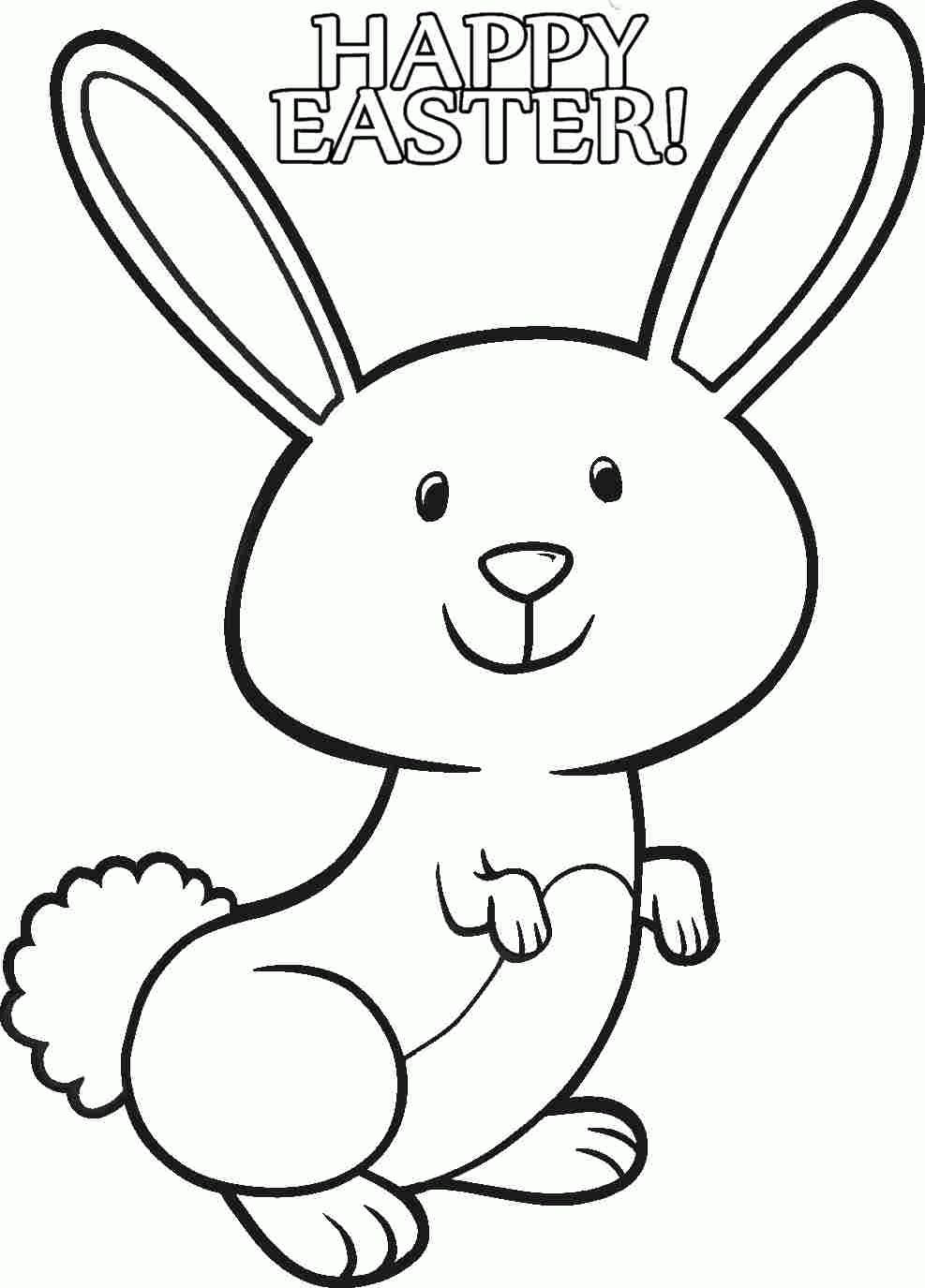 Bunny Coloring Page | Coloring Pages for Kids and for Adults