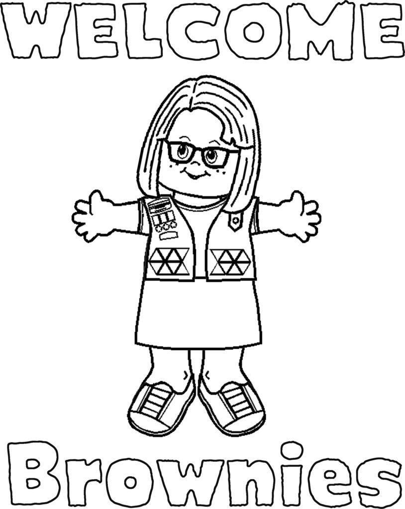 daisy girl scout printable coloring pages