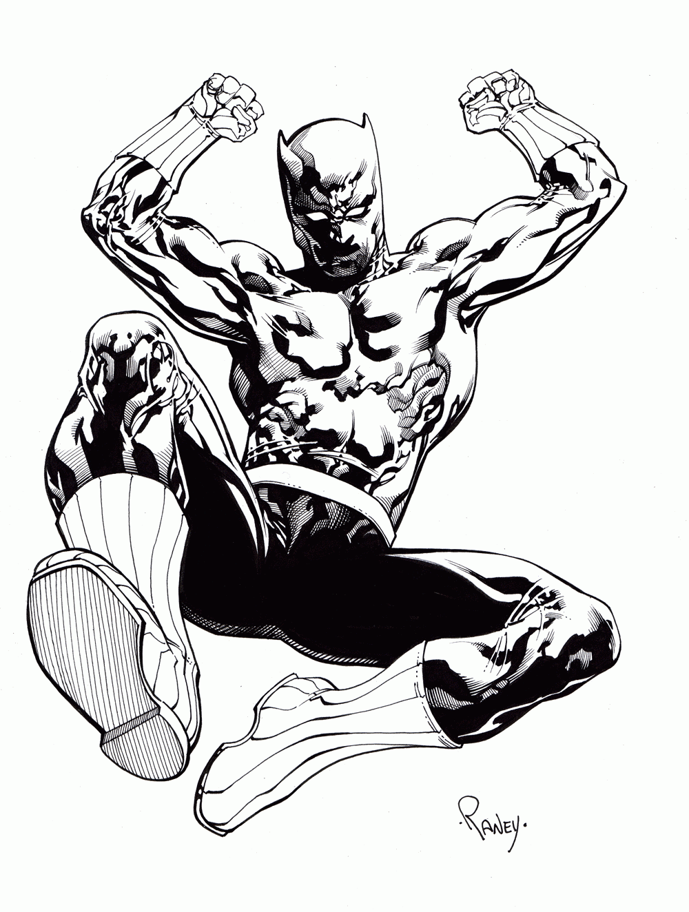 Free Black Panther Coloring Page, Download Free Black Panther Coloring