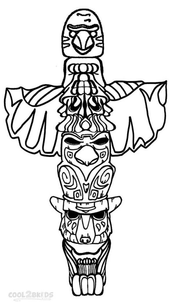 beaver on a totem pole Clip Art Library