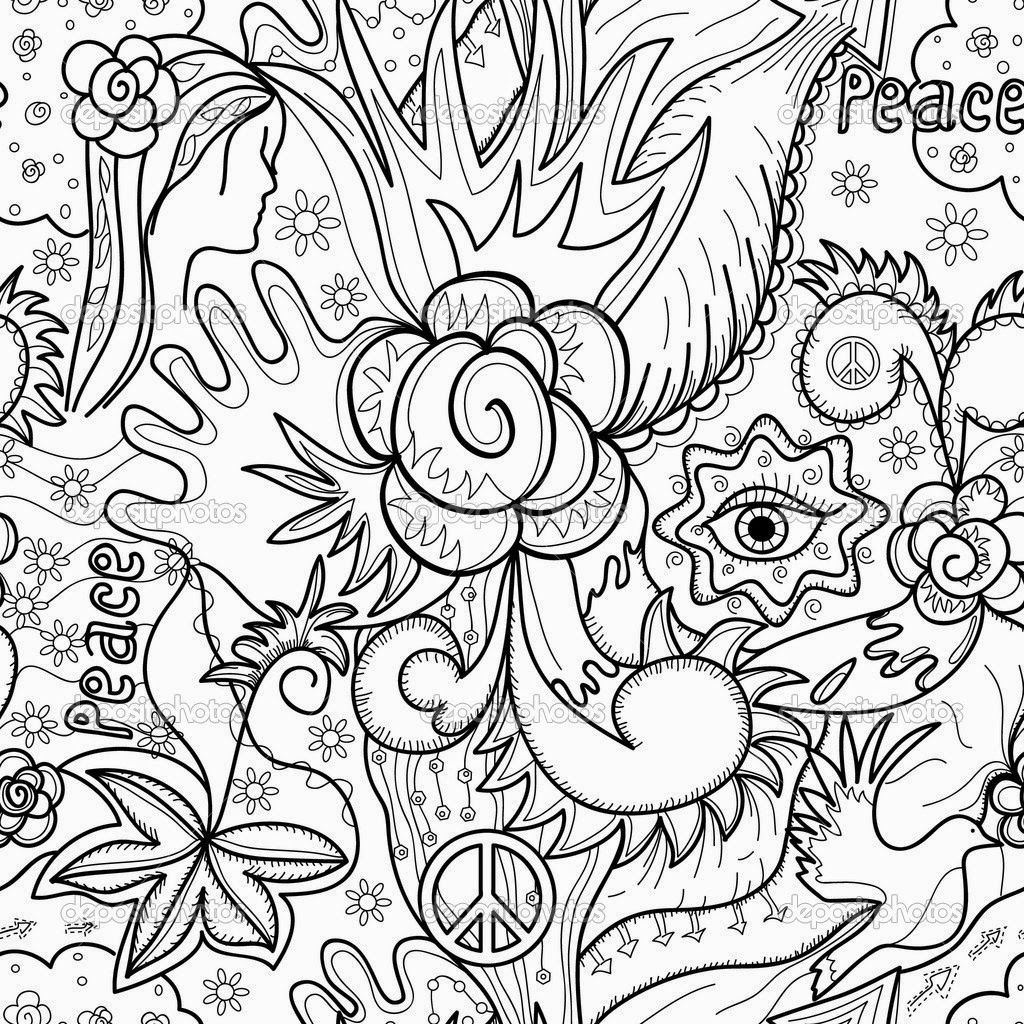 thanksgiving abstract coloring pages