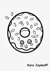 Free Kawaii Food Coloring Pages, Download Free Kawaii Food Coloring