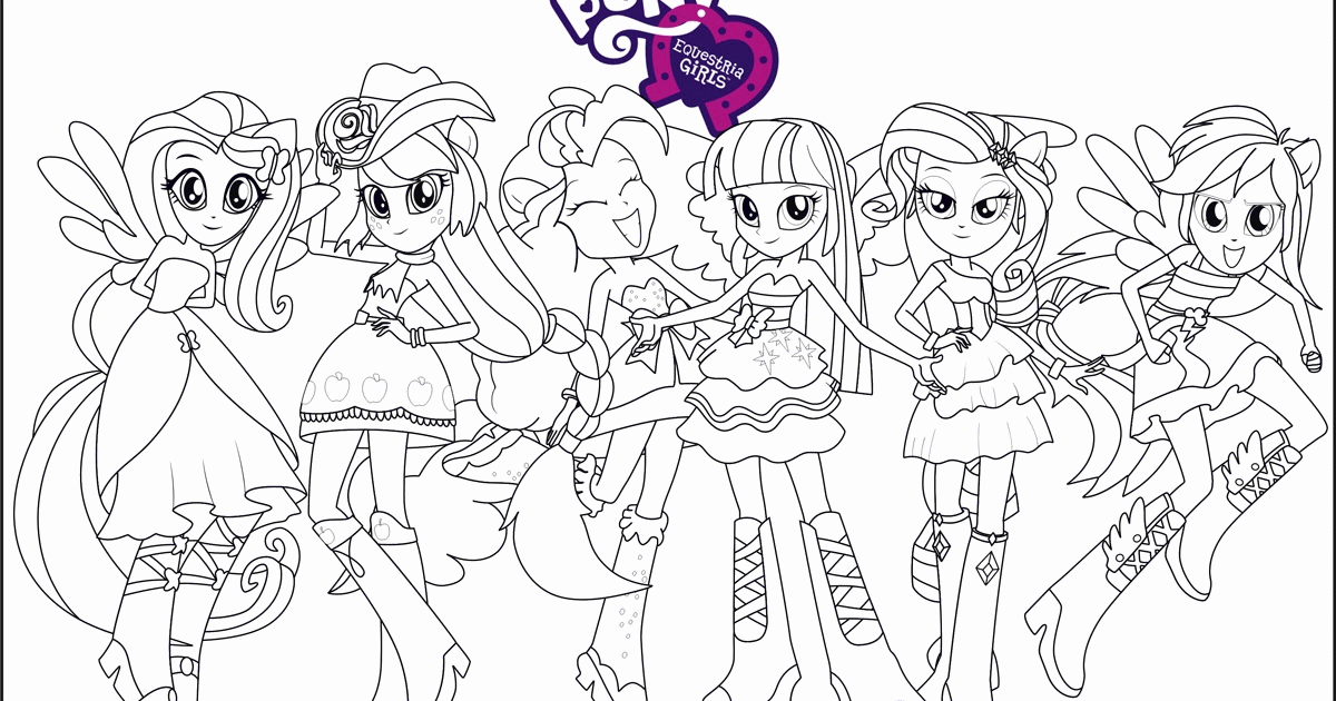 My Little Pony Equestria Girls Coloring Pages | Team colors