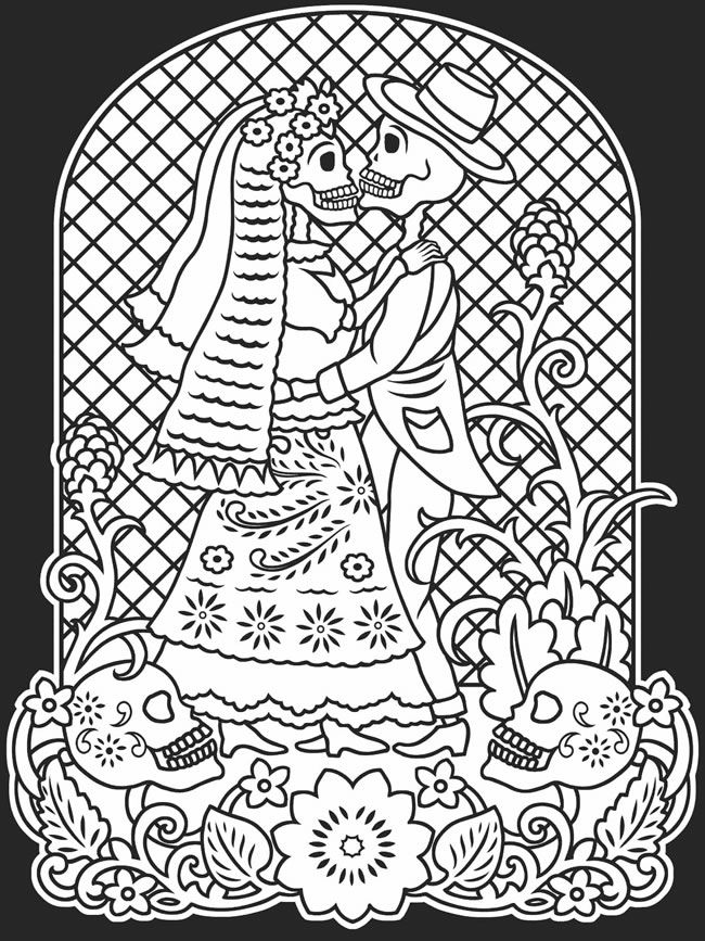 Free Day Of Dead Coloring Pages Download Free Day Of Dead Coloring 