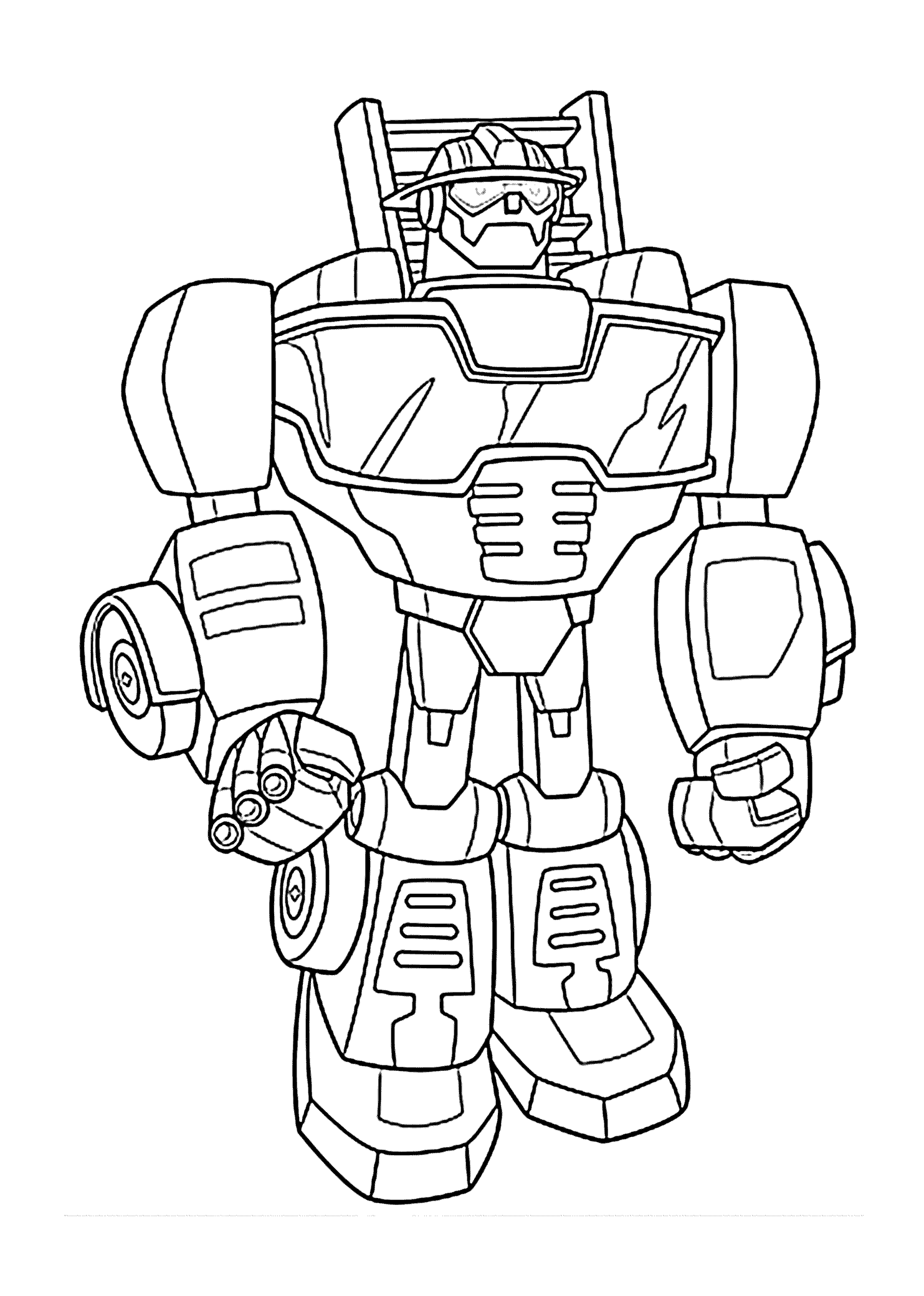 Free Coloring Pages Rescue Bots, Download Free Coloring Pages Rescue