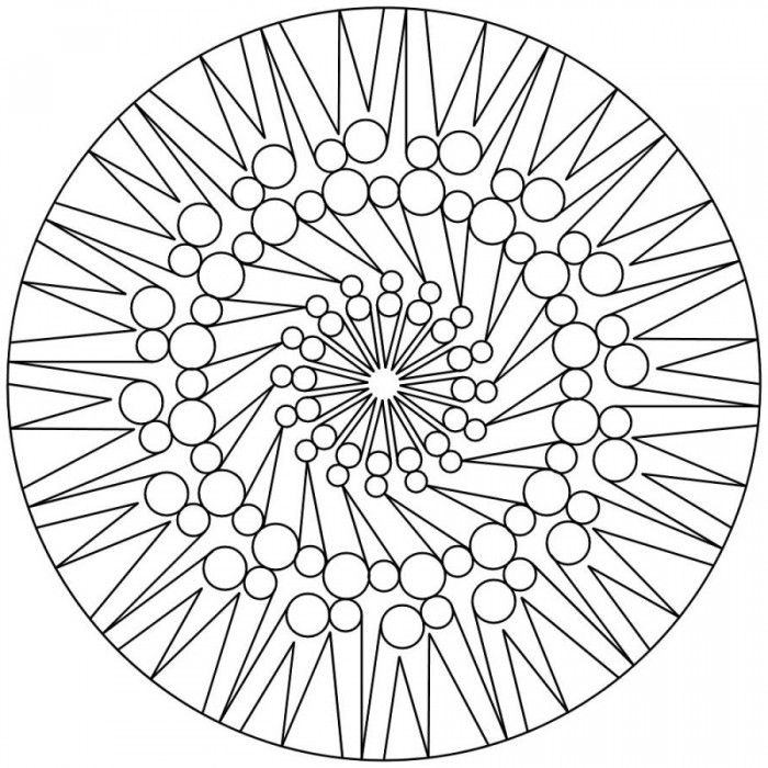 Mandala Coloring Pages Expert Level - Symbol Coloring Pages of