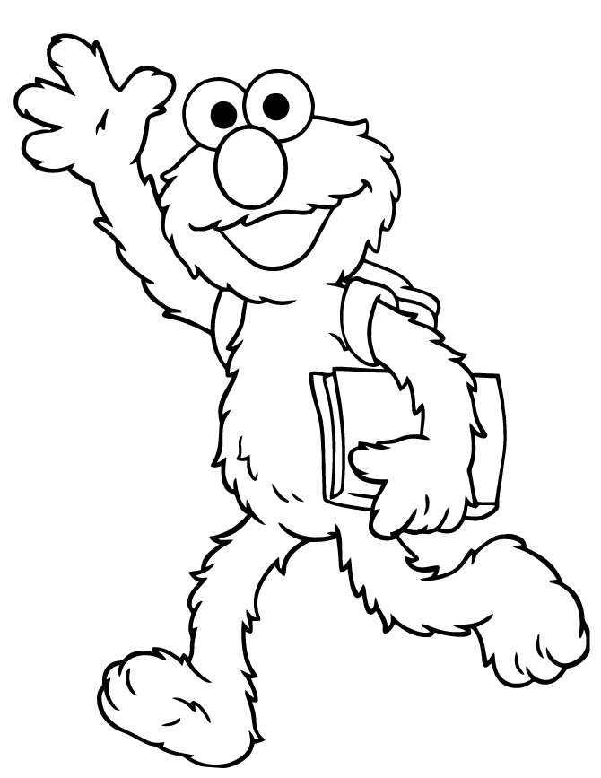 baby sesame street coloring pages to print