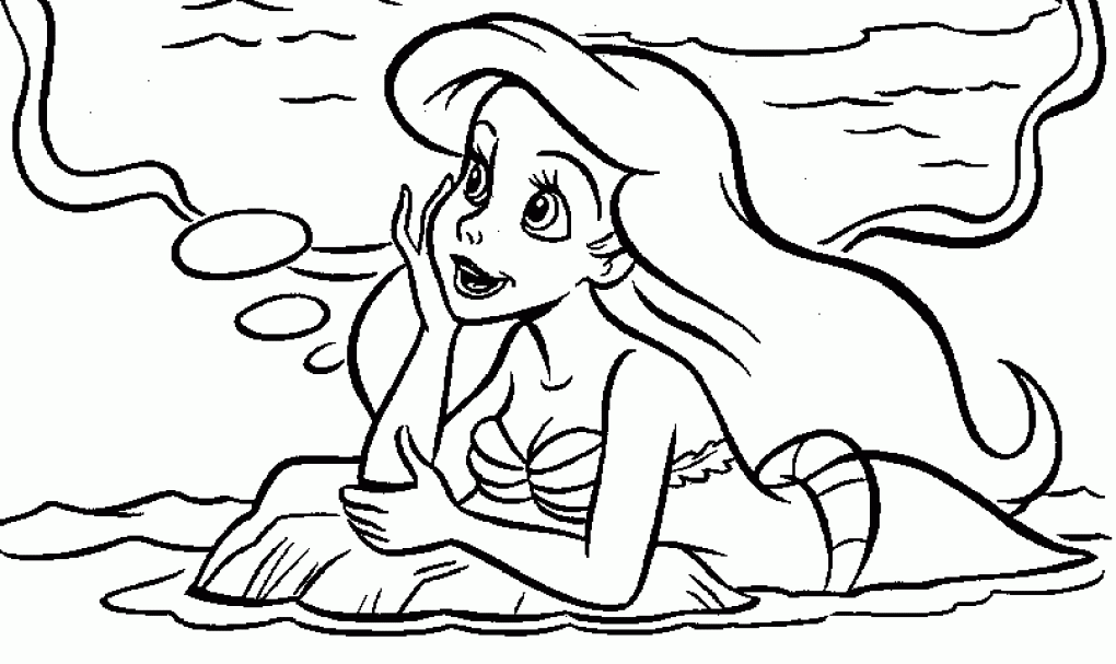 Little Mermaid Coloring Pages 
