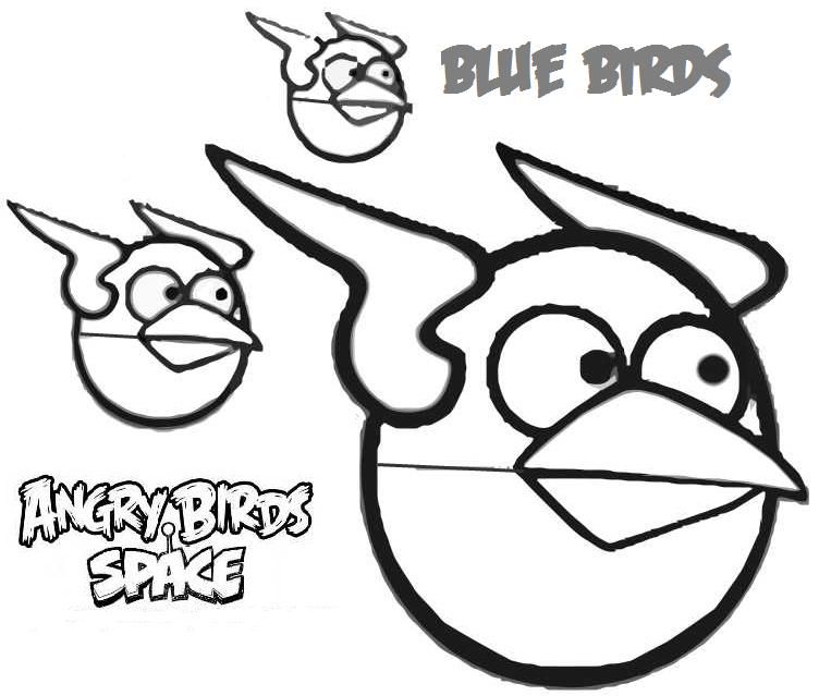Angry bird Space| Coloring pages