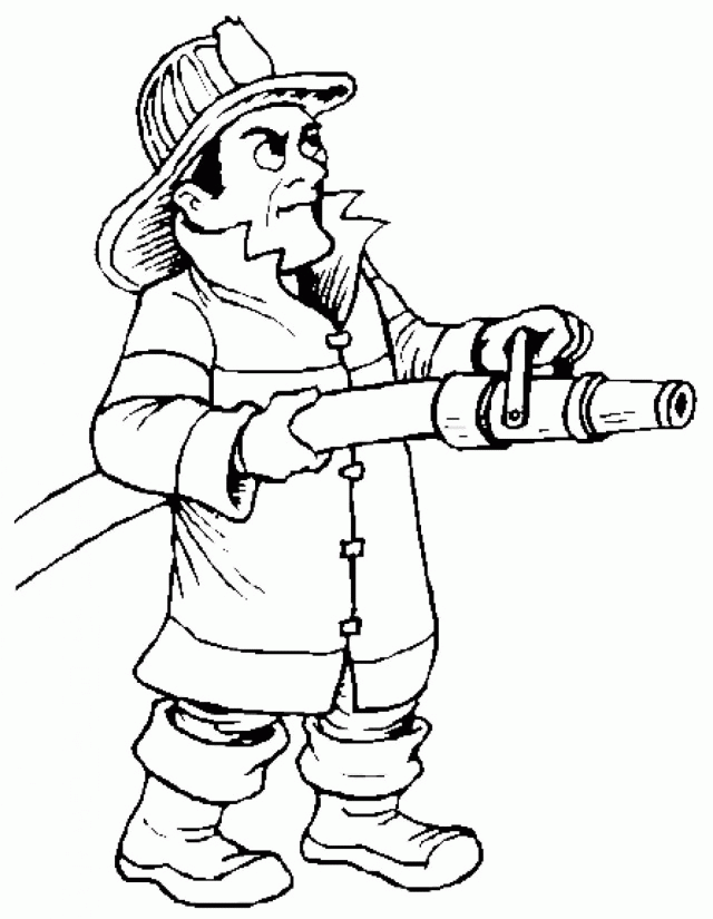 Fireman Coloring Pages Firefighter Coloring Pages To Print
