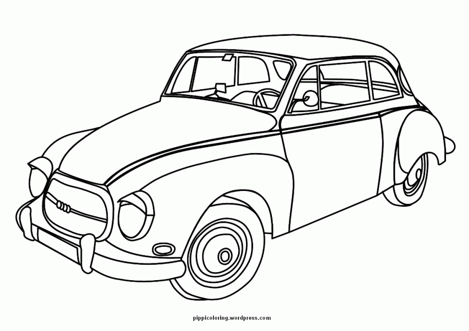 Old Timer Car Coloring Page Coloring Page Car Coloring Pages