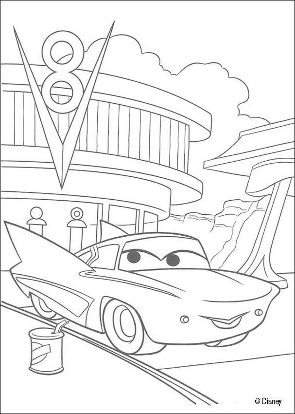 Cars coloring pages - Flo - Motorama show car