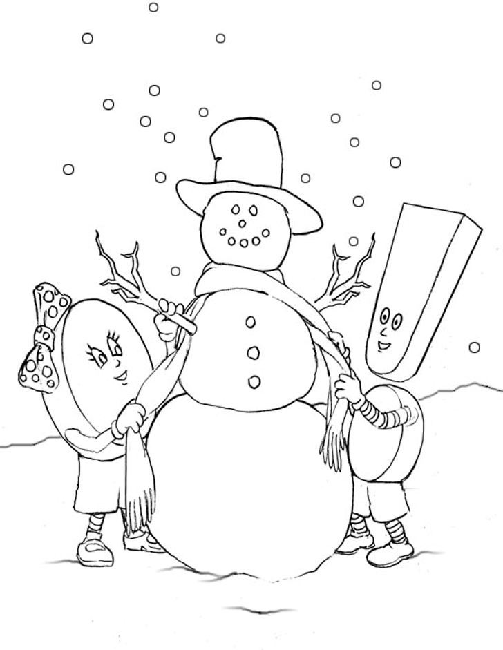 Christmas Coloring Pages Picture for Kids