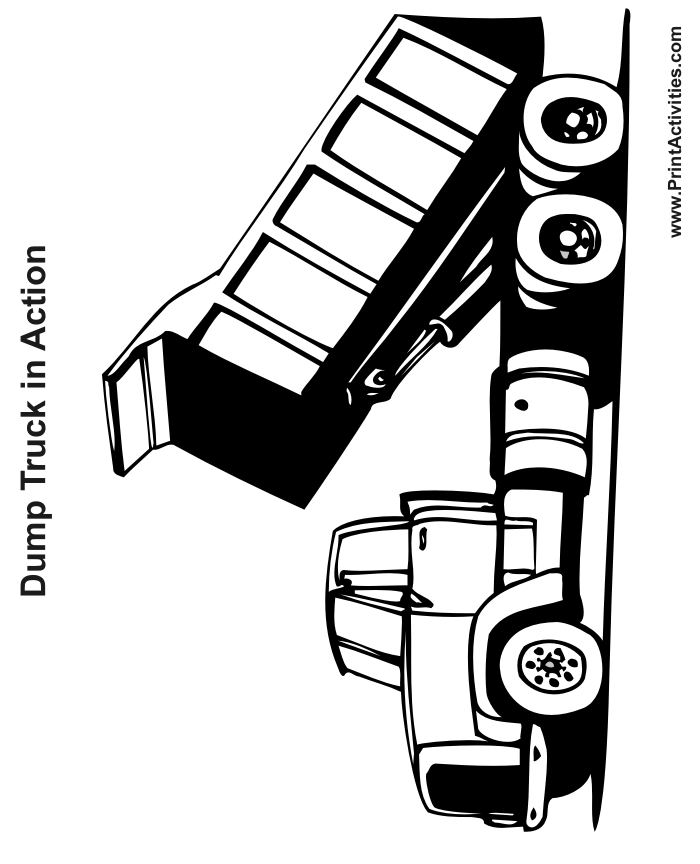 Free Free Coloring Pages Of Trucks, Download Free Free Coloring Pages