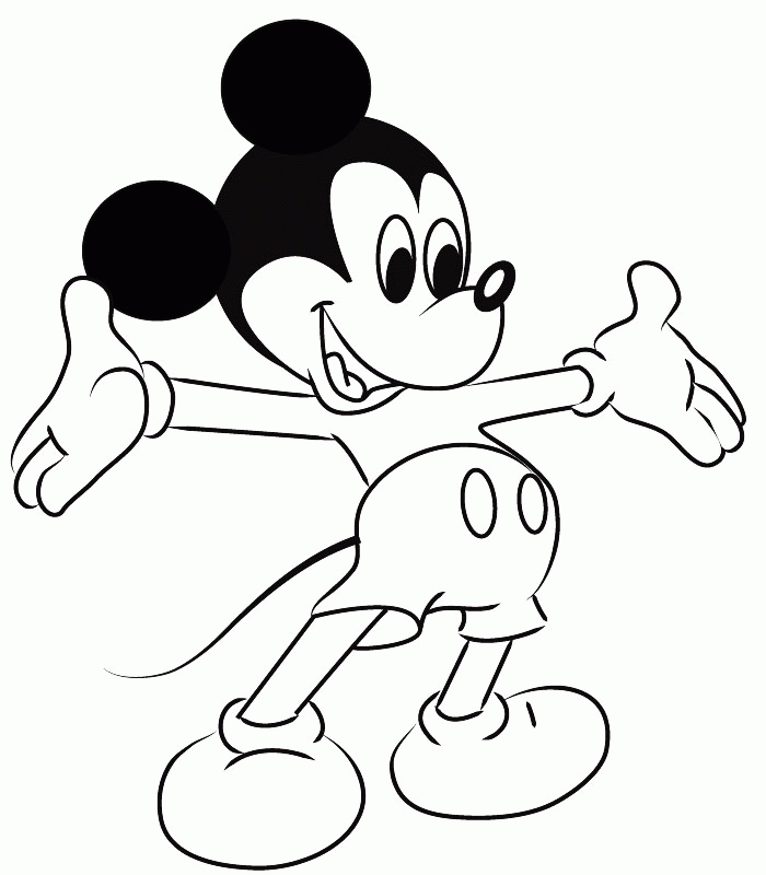 outline image of cartoons - Clip Art Library