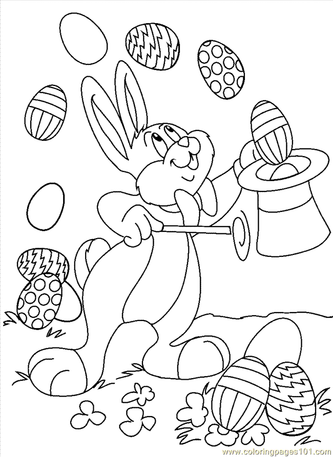 Coloring Pages Easter Coloring Pages05 (Holidays  Easter)| free printable