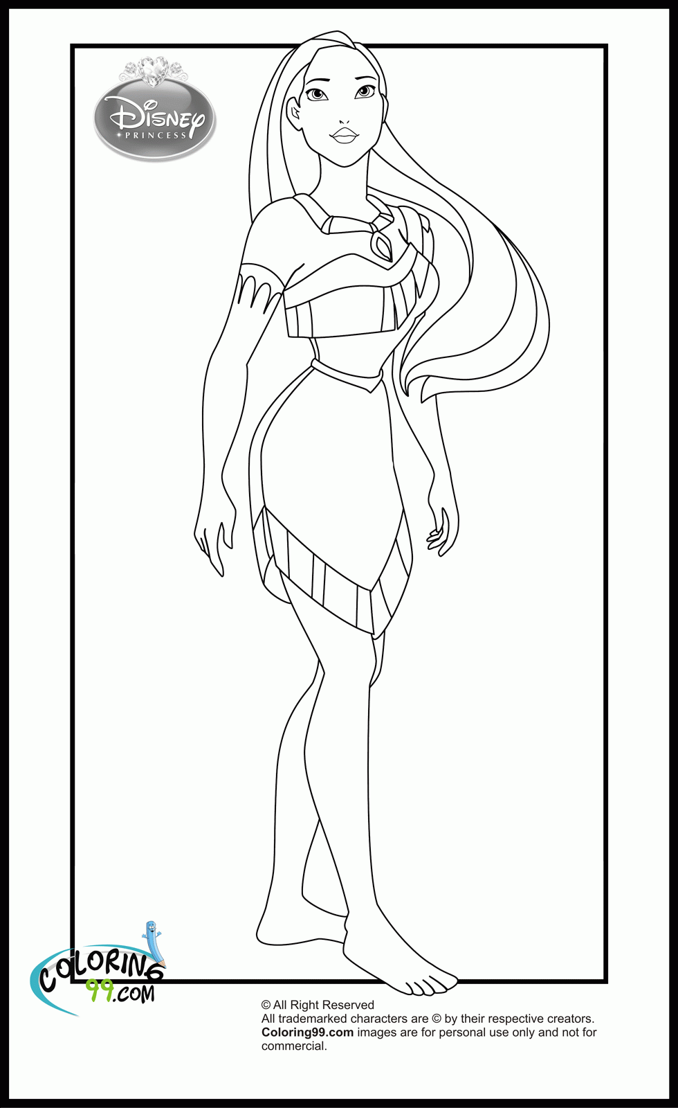 Princess Coloring Pages Not Disney