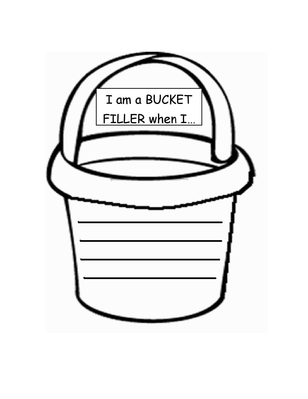 Free Bucket Fillers Coloring Page, Download Free Bucket Fillers