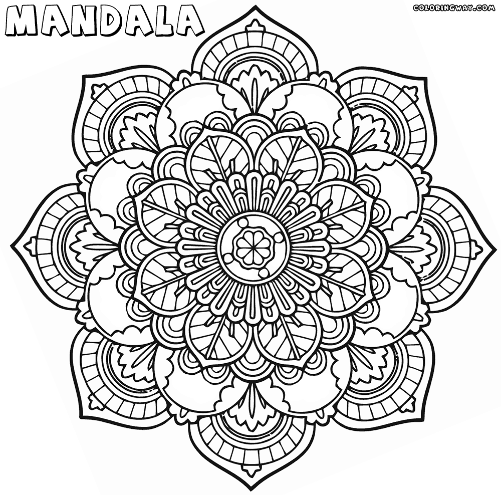 Intricate mandala coloring pages | Coloring pages to download